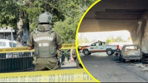 Hombre es asesinado a disparos en plena calle de Cerro Navia: Investigan si auto quemado en las cercanías está vinculado al crimen