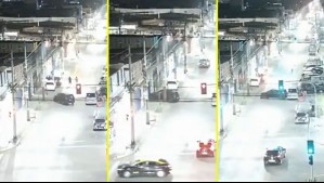 Manejaba en estado de ebriedad: Cámaras captan a conductora que chocó cuatro veces en Iquique