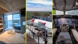 Dormir dentro de un Boeing reciclado: Así es el lujoso hotel-avión con suites tematizadas, cabina y turbinas originales
