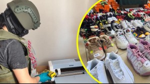 Usaban barberías como fachada para vender zapatillas falsificadas: Incautan más de 200 pares y desarticulan red internacional