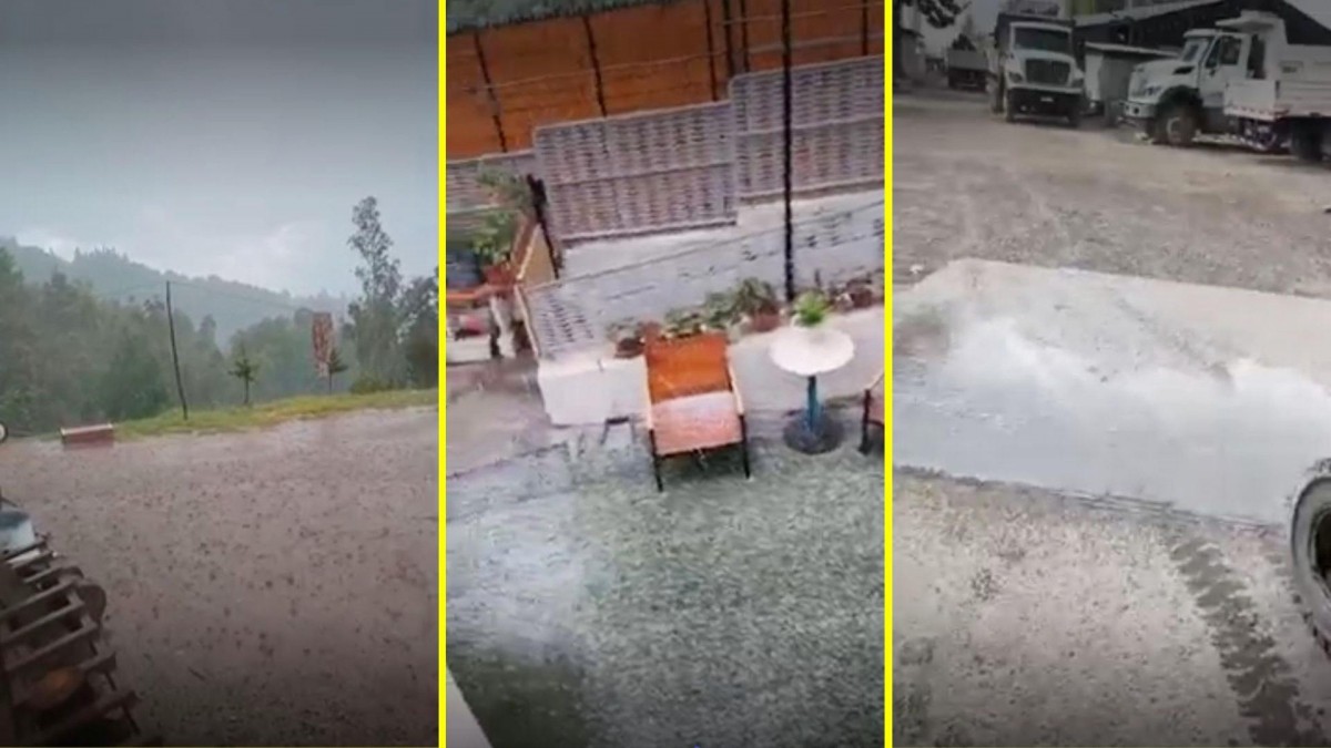 Fuertes lluvias, granizos y tormentas eléctricas se registran en diferentes regiones de Chile: Revisa los videos