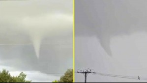 Captan un 'casi tornado' en la comuna de San Clemente: Esta es la explicación del fenómeno