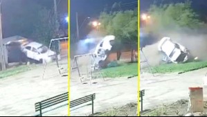 Video muestra fatal accidente en La Pintana: Conductor falleció tras chocar contra una casa