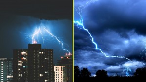 Incluye la Región Metropolitana: Emiten avisos por tormentas eléctricas en 9 regiones para este fin de semana