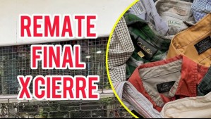 Tienda de ropa cierra su local en Santiago Centro: Está con remate final de 3 prendas por $25 mil