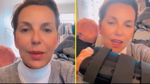 Fran García-Huidobro sufrió severa fractura en aeropuerto de Lima en Perú: Tuvo que llegar directo a la clínica en Chile