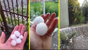 Granizos del tamaño de pelotas de ping pong: Los registros de la comunidad Megatiempo de la intensa granizada en Loncoche