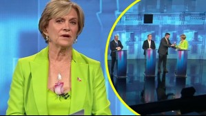 El gesto de Kaiser que sorprendió a Matthei en medio del debate: Le regaló una rosa por su cumpleaños