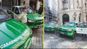 Así son los nuevos vehículos blindados de Carabineros que reforzarán la seguridad en la Región Metropolitana
