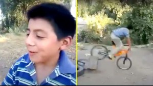 Recuerdas el viral de 'El Tarro': A 11 años así luce el niño que sufrió una dolorosa caída en bicicleta