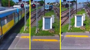 Hay 20 personas heridas: Video muestra impactante descarrilamiento de tren en Buenos Aires