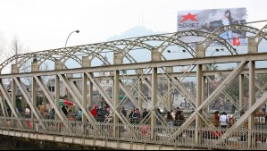 ¿Qué pasará con el Puente Los Carros? Conexión entre riberas norte y sur del río Mapocho lleva casi una década cerrada