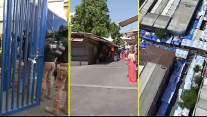 Reabren calles de Barrio Meiggs tras retiro de toldos azules: Vecinos acusan que se trasladaron a otros sectores