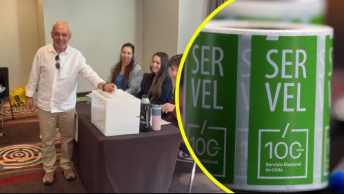 'En nuestras manos está el destino del país': Primer chileno en votar hace llamado a participar en las elecciones