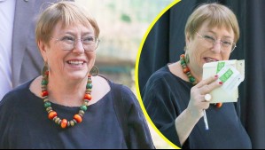 Expresidenta Michelle Bachelet emite su voto y llama a que 'sigamos fortaleciendo nuestra democracia'