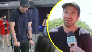 Video muestra al alcalde Tomás Vodanovic llegando a votar usando muletas en Maipú