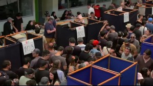 'Fenómeno embudo': Video muestra gran colapso en local de votación en Puente Alto