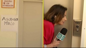 'Estoy bien hija':  Adulta mayor queda atrapada en ascensor en local de votación y conversa con Constanza Santa María