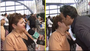 'Lo quería conocer': El coqueto momento que vivió Gonzalo Ramírez con votante en la Estación Mapocho