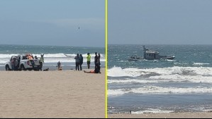 Bañista de 17 años es arrastrado por el mar y está desaparecido en playa de La Serena