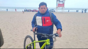 Andaba en bicicleta y escuchó gritos de auxilio: Trabajador cuenta cómo rescató a hermanos argentinos que se ahogaban en La Serena