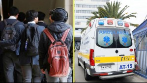 Alumnos de básica resultan intoxicados con ketamina dentro de su colegio en Calama