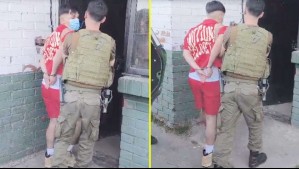 Video muestra el momento en que Jere Klein es llevado a una comisaría de Carabineros