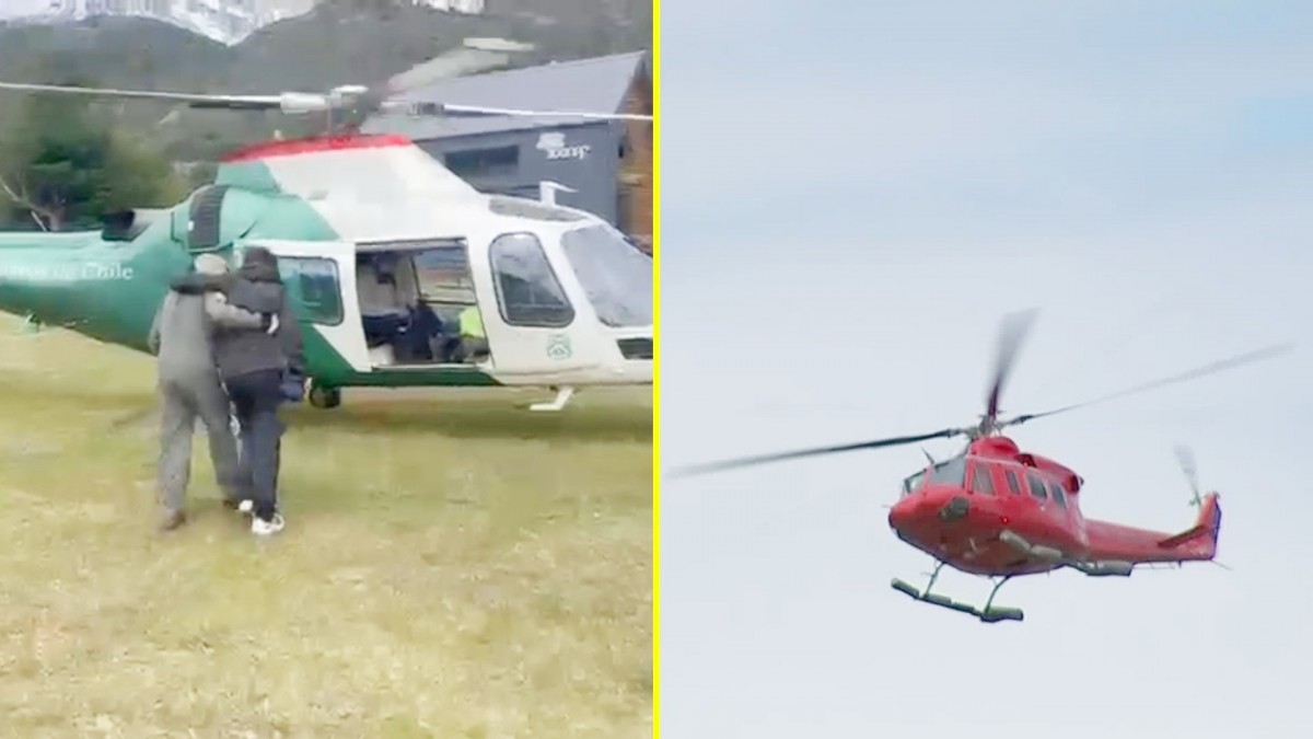 Trasladan a cinco turistas fallecidos y rescatan a cuatro sobrevivientes de la tragedia en Torres del Paine