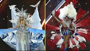 El noble gesto de Inna Moll con Miss Cuba en pleno desfile de trajes típicos: 'Es el corazón que tenemos los chilenos'