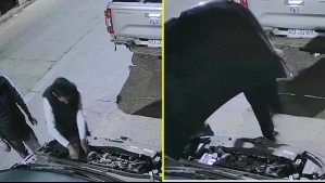 Delincuentes robaron camioneta desde un taller mecánico de Valparaíso y la usaron para cometer 'tour delictual'