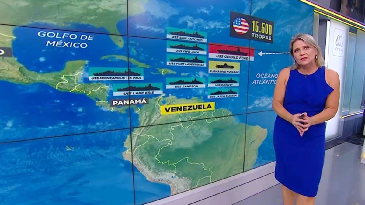Flota de EEUU en el Caribe: Mapa muestra el despliegue militar de Trump frente a Venezuela