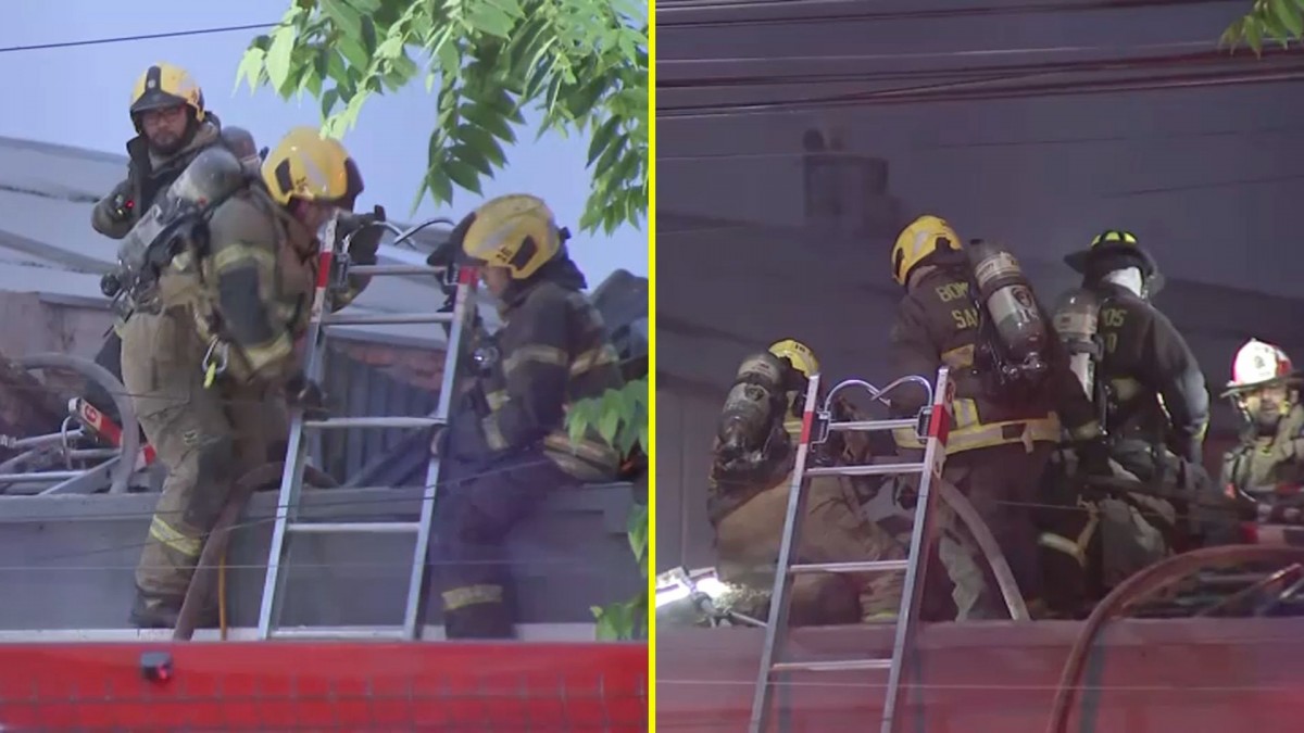 Incendio destruye gran parte de un cité en Estación Central: 12 personas quedaron damnificadas