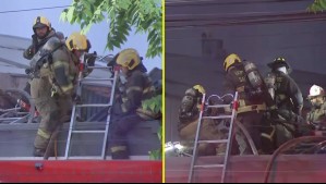 Incendio destruye gran parte de un cité en Estación Central: 12 personas quedaron damnificadas