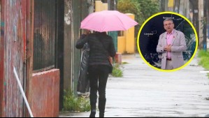 Lluvia en la Región Metropolitana este miércoles: Jaime Leyton pronostica hasta 5 mm y revela a qué hora caerían precipitaciones