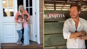 Paseo en helicóptero y un emotivo reencuentro con su abuela: Así fue la visita de los hijos de Benjamín Vicuña a Chile