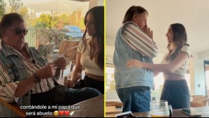 El conmovedor momento en que Tita Ureta le cuenta a su padre, Emeterio, que está embarazada: 'Sin dudas, será un gran abuelo'