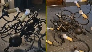 Funcionario sufre accidente en La Moneda: Fue golpeado por un candelabro que se desprendió