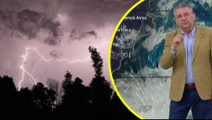 Jaime Leyton anuncia tormentas eléctricas y chubascos fuertes en la cordillera de la RM: Conoce el pronóstico del tiempo