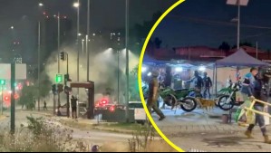 Desalojo de feria navideña ilegal termina con violentos disturbios en Peñalolén