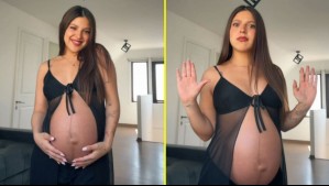 En la recta final de su embarazo: Ignacia Antonia responde a cuestionamiento de seguidora por llevar las uñas pintadas