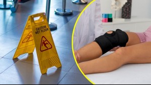 Clienta se cayó a la salida de supermercado y su rodilla se fracturó: Ahora recibirá millonaria indemnización