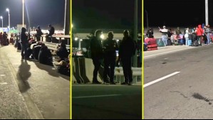 'Es la realidad de lo que está pasando': Imágenes nocturnas muestran a migrantes esperando salir de Chile en la frontera norte
