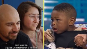 La adopción de Ciro transformó el destino de pareja chileno-mexicana: Familia multicultural emociona en la Teletón
