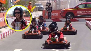 Carla Jara fue la ganadora del karting de la Teletón en Sierra Gorda: 'Me chocaron estos traicioneros'