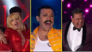 Mónica Godoy como Raffaella Carrà, Julián Elfenbein como Freddie Mercury y más: Famosos tributaron a artistas en la Teletón