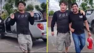 Junior Playboy recreó momento en que su vehículo se incendió y agradeció a quien lo salvó: 'Este hombre es un superhéroe'