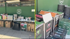 Millonario decomiso de fuegos artificiales y más de 8 mil cajetillas de cigarros en Meiggs