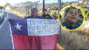 '¿Dónde vamos a pasar una Navidad con todos los niños?': El drama de habitante en medio de desalojo de toma en Lo Barnechea