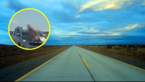 Hombre en 'estado de euforia' se desnuda y rompe parabrisas de un auto en ruta que une Chile con Argentina
