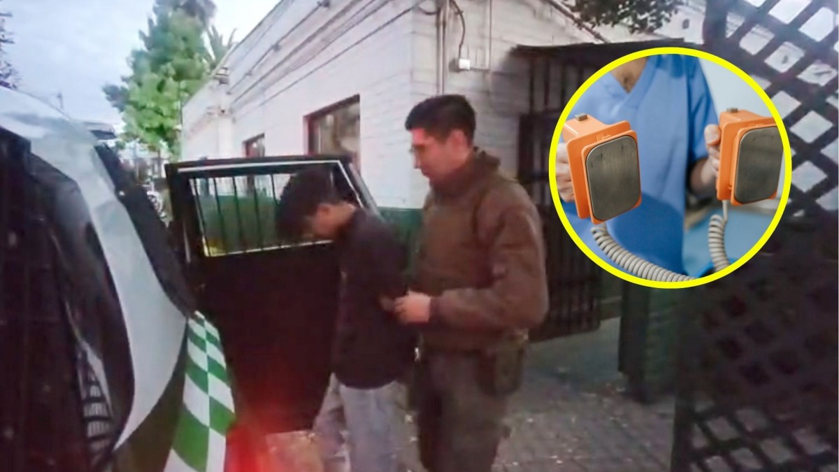 Dos detenidos por robo de desfibrilador en Cesfam de La Pintana: Aparato está avaluado en más de dos millones de pesos